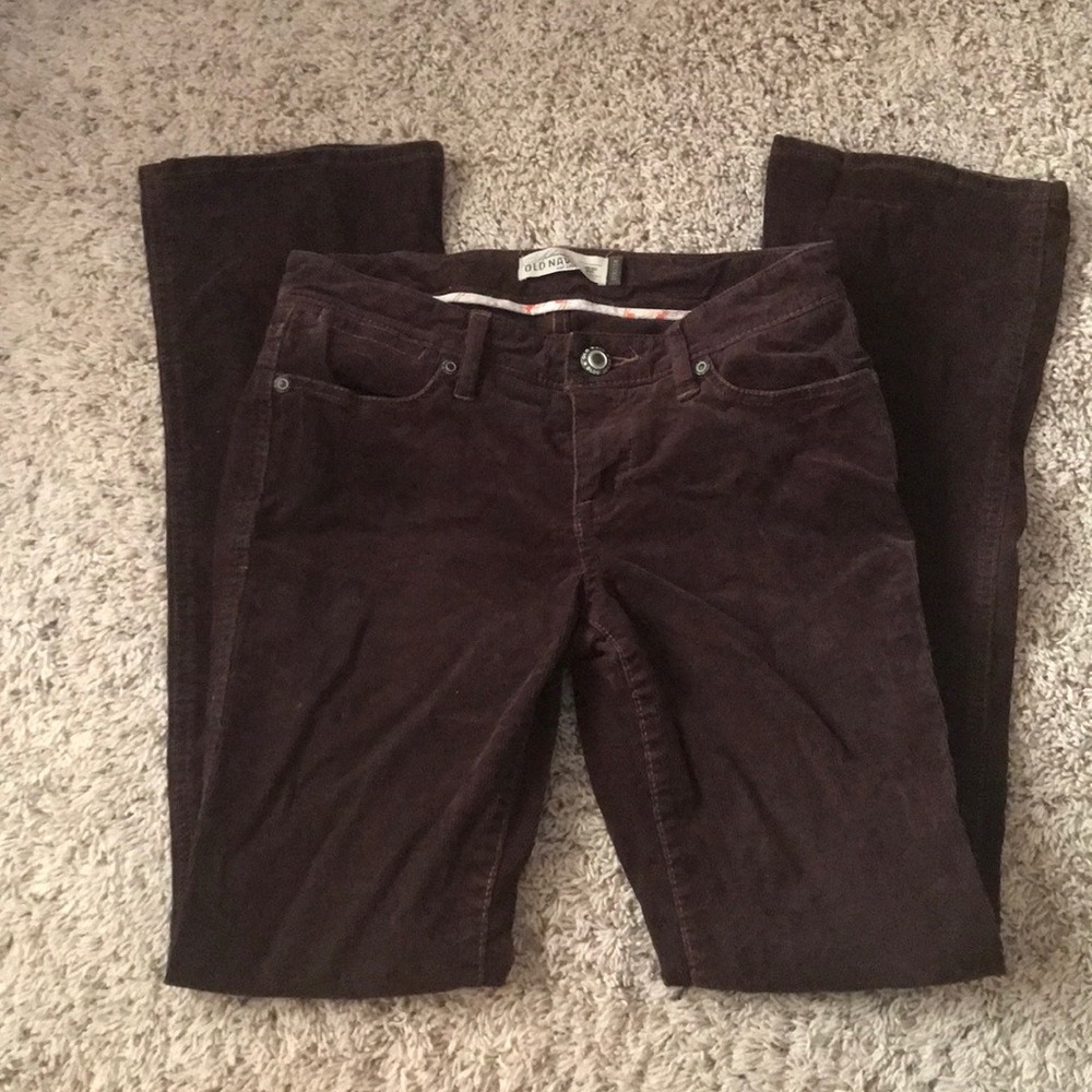 Old Navy Low Rise Boot Cut Stretch Corduroy Pants